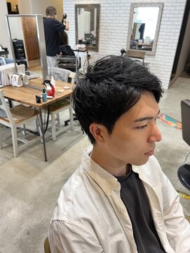 ディッシュ 五反田(dish) 五反田駅美容室★爽やかメンズ/アップバング