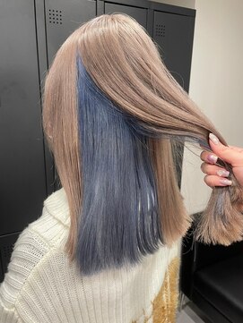 ベレーザ 渋谷(BELEZA) 3484シルキーベージュタイトストレート外国人風グラデーション