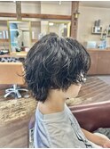 ツイストスパイラルパーマ×ミディアム