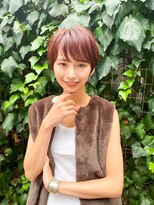 アンバー 池袋(amber)&nbsp;大人くびれショート/レッドブラウン/ひし形ショート[池袋駅]