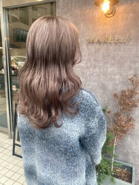 マーレ(MARLE./) 柔らかグレージュカラー