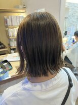エスケーネスト(SK nest) 外はねボブ＋ブリーチなしカラー