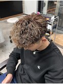メンズパーマスペインカールスパイラルマッシュ