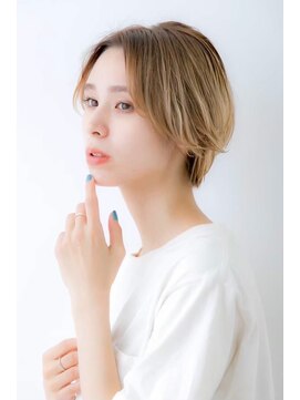 エトラ 渋谷店(etora) ハニーベージュ　毛流れショート