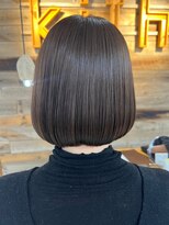 キース ヘアアンドメイク 恵比寿(kith. hair&make)&nbsp;髪質改善/艶髪/丸みボブ/ダークブラウン