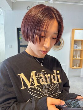 リイチ(LIICHI) ボルドー × ハンサムショート