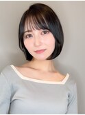 タッセルボブ×韓国風！簡単スタイリングで艶髪に◎
