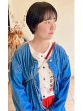ビレップ(BIL'EP) ワイドバングマッシュショート