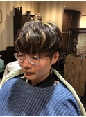 マッシュ風ツーブロック