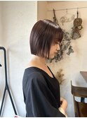 【sowi 鳥羽】ナチュラルカラー×ぱつっと可愛いボブ
