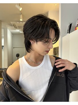 カーラ(kalah) メンズヘア毛流れウルフカット10代20代韓国アイドル風ヘア