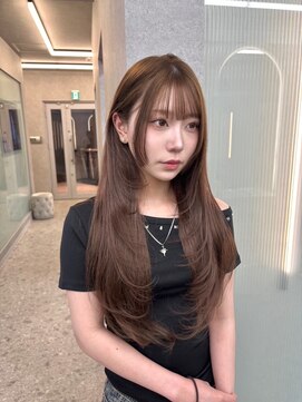 ボタン ハカタ(VOTAN hakata) 市野瀬裕奈/博多韓国ヘア/顔周りカット/レイヤーカット/暗め