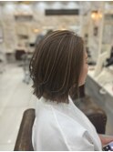 ハイライト×ベージュ