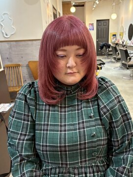 ラック 津田沼(LUCK) ピンク/ケアブリーチダブルカラーインナーカラー