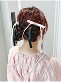 ツインお団子ヘア/ヘアアレンジ/ツインテール/お団子ヘア