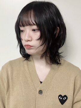 モリオフロムロンドン 原宿本店(morio from London) 【morio原宿】顔まわりレイヤーウルフ