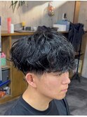 シャドウパーマ/波巻きパーマ／ツイストスパイラル/ラルフサーフ