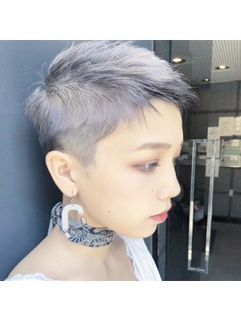 ミモザワークス(Mimosa Works) ミヤザキスタイル　20代30代40代 黒髪刈り上げハンサ ムショート