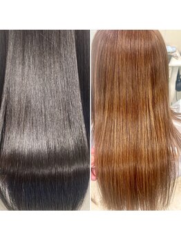 アネラ(anela)の写真/自然な髪質改善ストレートで理想の髪へ☆ナチュラル◎・ピンピンにならない・毛先まで柔らかい 持続設計