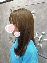 ビビ バイ マグ 岡谷店(bivi by Mag)&nbsp;ブリーチなしカラー◎透明感オリーブベージュ/顔周り