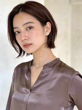 ノエルヘアー(Noel hair) 大人ショートハンサムショート丸みショートボブ小顔カット