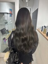 ペレ 原宿(PELE)&nbsp;ダークパープルナチュラルショート夏のヘアアレンジ原宿