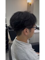 スタッド 心斎橋(STUD) ニュアンスパーマ/センターパート