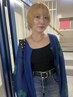 カット+前髪ストレート(顔まわり込み)