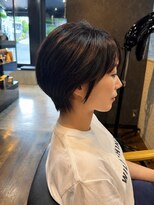 シャインヘアフラッペ 新百合ヶ丘2号店(Shine hair frappe)&nbsp;20代30代40代50代/くびれレイヤーショートボブ/