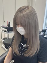 吉 ケアブリーチカラー◎ホワイトミルクティー
