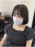 ヌナボブ×グレージュ