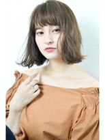ボヌール 西梅田店(Bonheur) 【女性stylist杉崎】大人カジュアル＊人気の外ハネボブ