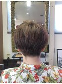 アッシュベージュマッシュ