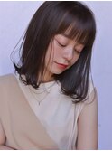 [エイチ原宿＊RUKA]素髪ナチュラル ワンカール ミディアム