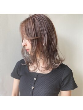 エミュー(emu by Amitie) イルミナカラー×ミルクティーベージュ