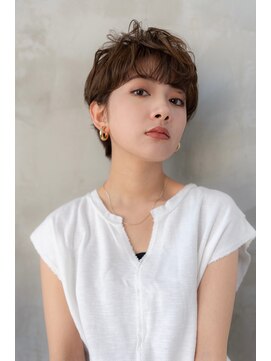 ケアリー 武蔵小杉(Carelly) 大人かわいい前髪セシルカットココアブラウンフリンジウェーブ