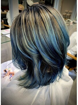 キャラ シャローネ 池袋(Chara Chalone) 資生堂カラーミューズを使ったスタイル/ウルフカット/オーダー