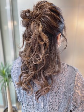 ラボー ノースプラザ店(LA'BO) 【ヘアセット・結婚式・成人式・卒業式】お団子ハーフアップ