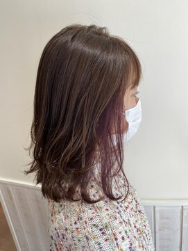 ネオリーブソラ 相模大野店(Neolive sola) インナーカラー/レイヤーカット/くすみベージュ