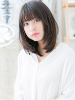 モッズヘア 越谷(mod's hair)&nbsp;黒髪ワイドバング前下がりミディアムボブc5越谷20代30代40代!