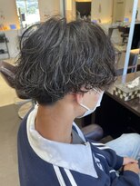 ガーデンエス 府中店(GARDENes)&nbsp;【波巻きパーマ】×【マッシュ】