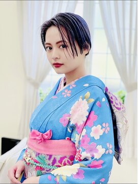 ティーズヘアイナガキイヴピアジェ 着付け_ヘアセット