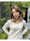 大人可愛い！バニラベージュくびれヘア【成増美容室】東京美容室