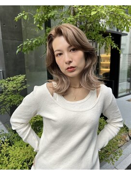 ラフィネ 成増店(raffine) 大人可愛い！バニラベージュくびれヘア【成増美容室】東京美容室