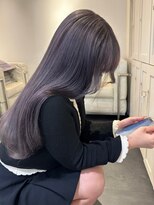 ベレーザ 渋谷(BELEZA)&nbsp;4998髪質改善グレージュカラーレイヤーロング韓国ワンホンヘア