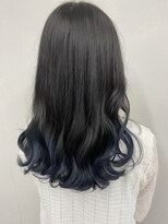 テーラヘアー 蘇我2号店(TELA HAIR) グラデーションカラー【ブルー】