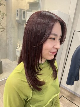 コンド(cond.) 人気のレイヤーカット×レッドカラー！！