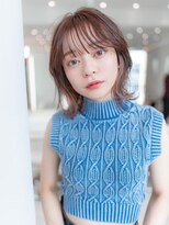 イオ 本厚木(io)&nbsp;レイヤーボブインナーカラーくびれフルバングイメチェン前髪