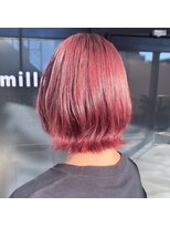 シン(shin)&nbsp;ピンクカラー/ピンクベージュ/ボブ/ダブルカラー