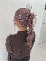 シュシュ(shushu)&nbsp;ポニー編みおろし♪